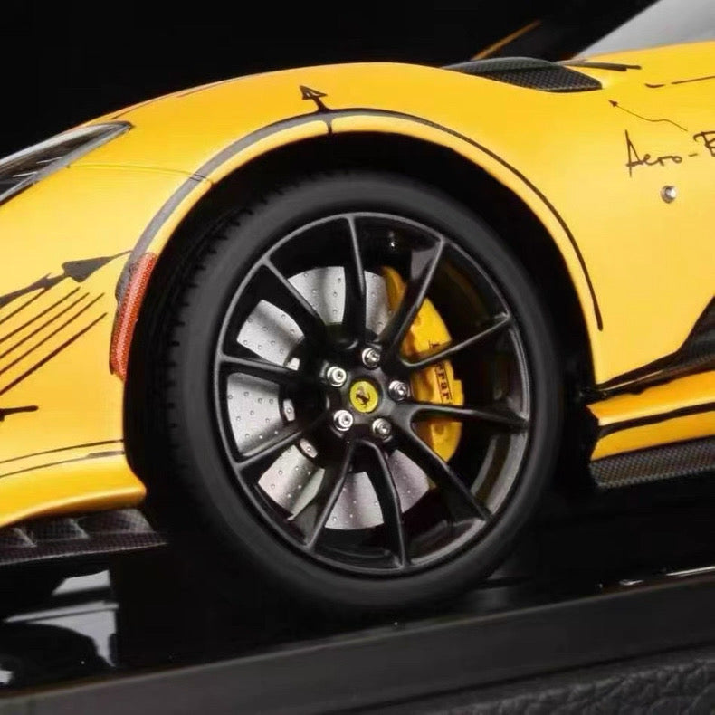 BBR 1/18 Ferrari 812 Competizione ART Series Resin Model
