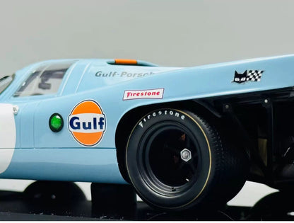 Amalgam 1/18 Porsche 917K Daytona Gulf Livery Resin Model