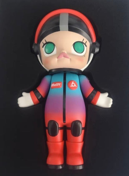 Pop Mart Molly Astronaut Orange Giant Edition Rare Prototype Statue 28cm