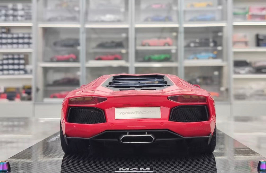 MCM Model 1/18 Lamborghini Aventador Miura Homage Full Opening Resin Model