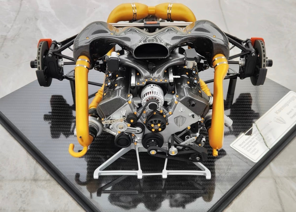 FA 1/6 Koenigsegg One:1 Engine Model Display | Limited Edition 925/999