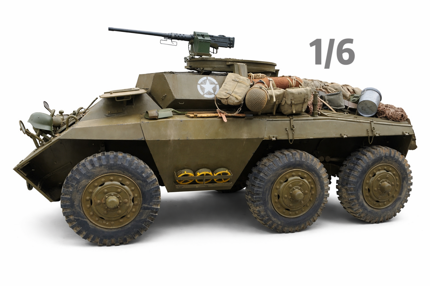 1/6 Scale WWII US Army M20 Armored Utility Car Custom Display Model
