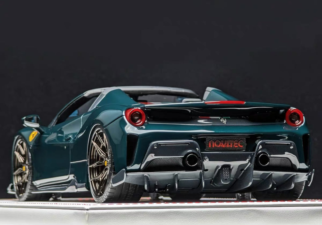 DG 1/18 Novitec Ferrari 488 Pista Spider with Italian Livery