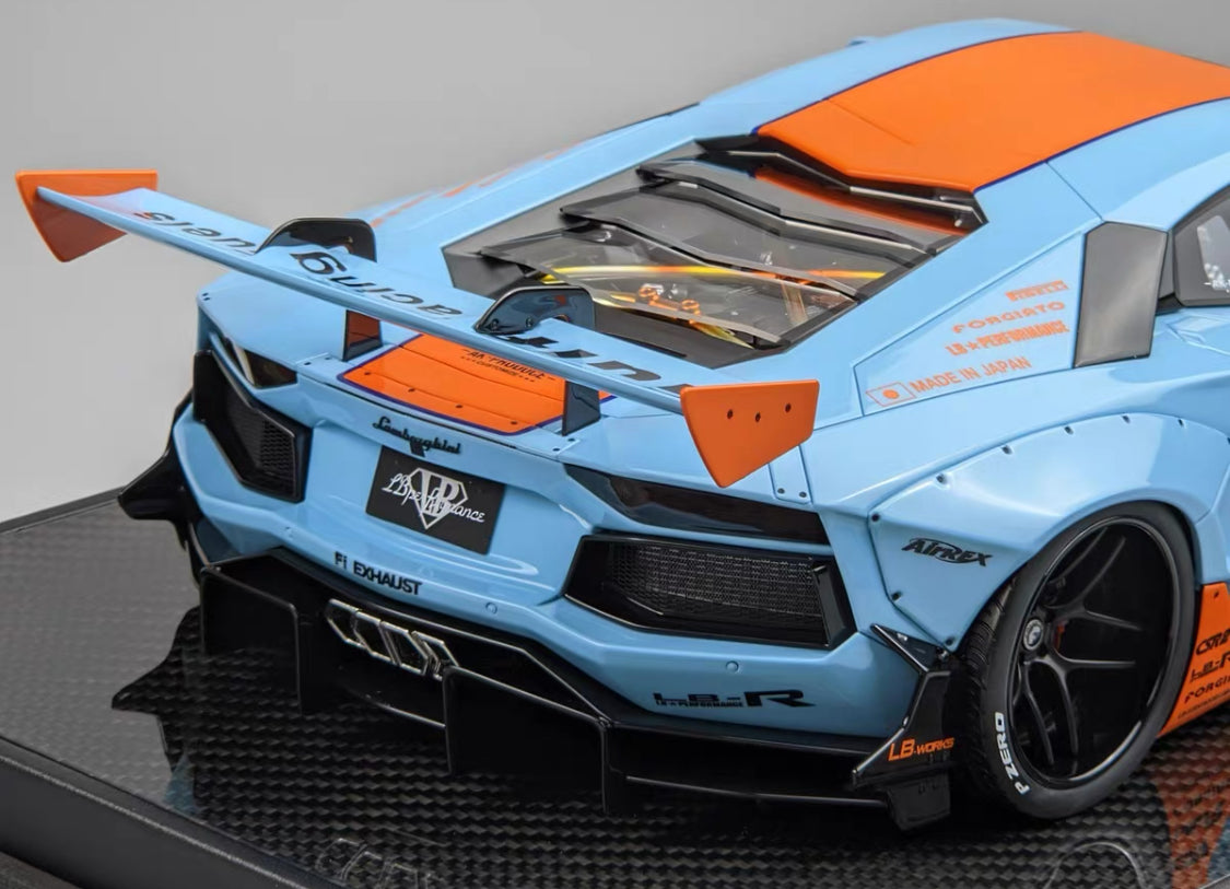 DG 1/12 Aventador 2.0 Gulf Livery Resin Model – Limited Edition