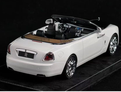 HH 1/18 Rolls-Royce Dawn White & Black Two-Tone Resin Model