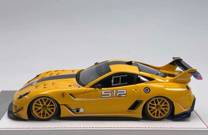 DG Model 1/18 Ferrari 599 EVO XX Yellow Resin Display Model