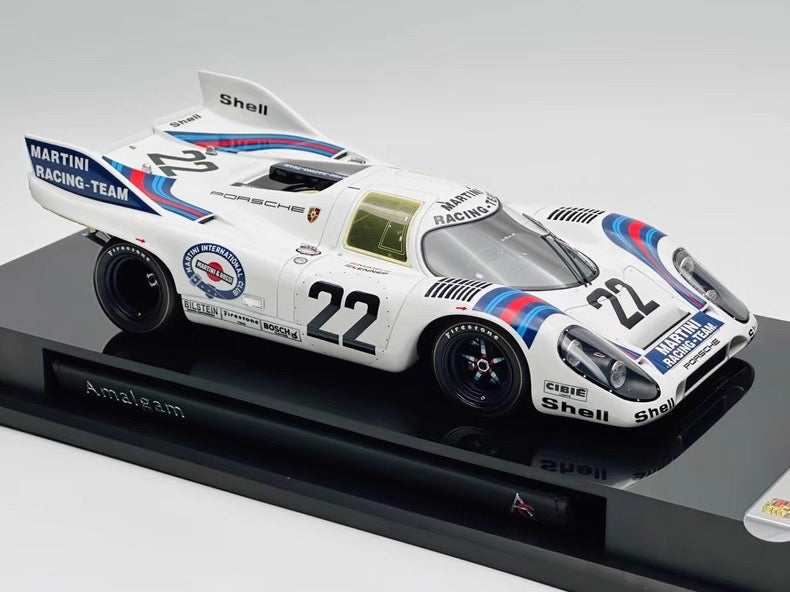 Amalgam 1/18 Porsche 917 Martini Racing Resin Model