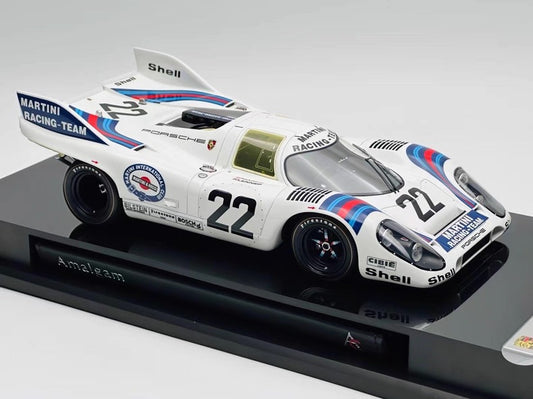 Amalgam 1/18 Porsche 917 Martini Racing Resin Model