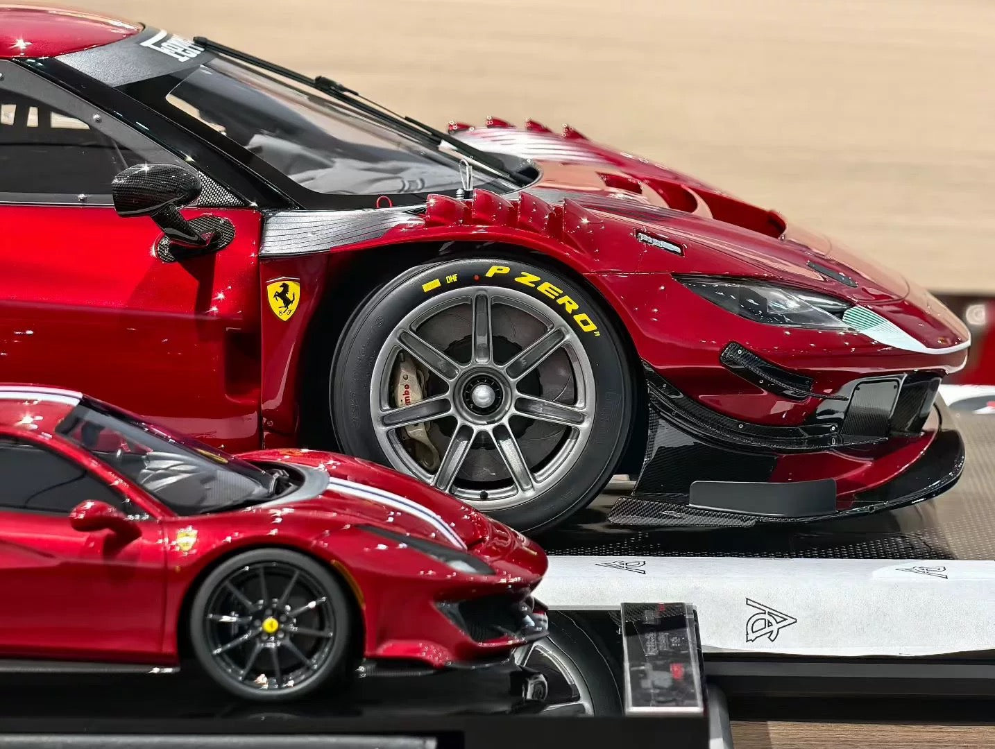 Amalgam 1/8 Ferrari 296 GT3 Resin Model