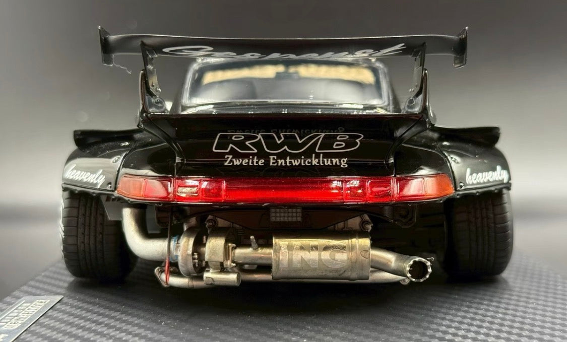 Ignition Model Porsche 911 (993) RWB Black 1/18 Resin Model