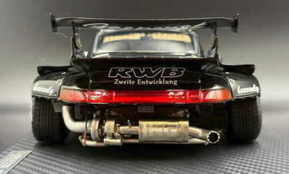 Ignition Model Porsche 911 (993) RWB Black 1/18 Resin Model