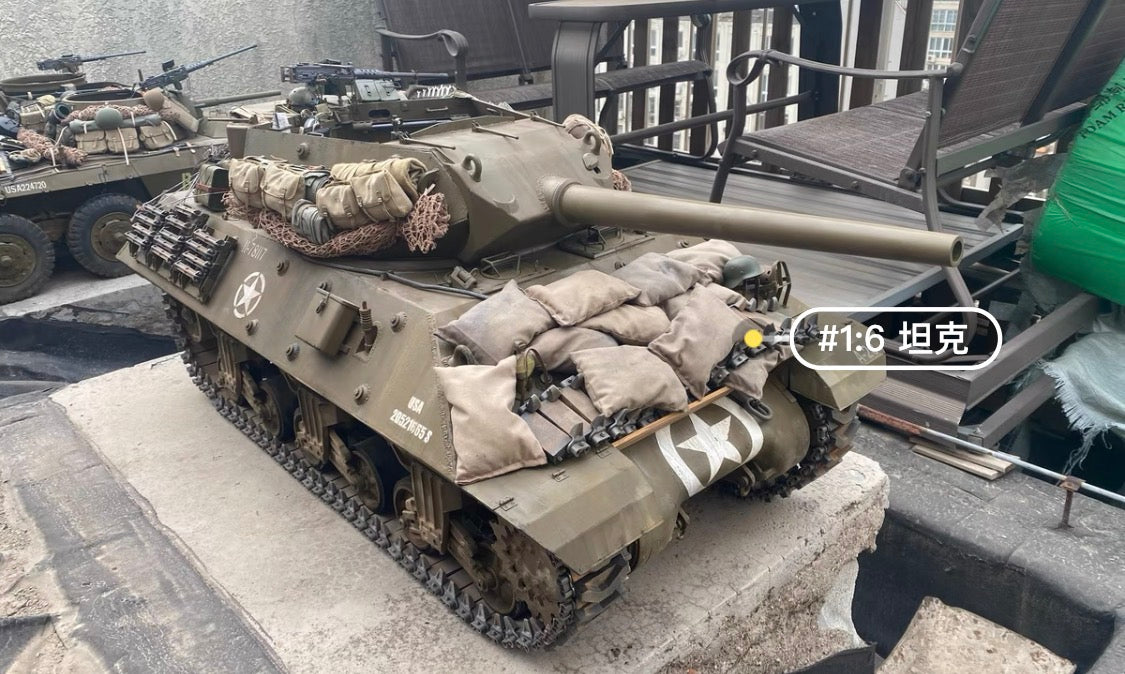 1/6 Scale WWII U.S. M10 Tank Destroyer Full Interior Custom Display Model