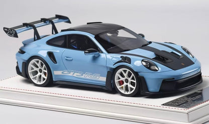 Davis & Giovanni Porsche 911 (992) GT3 RS Gentian Blue Limited Edition 1/18 Resin Model