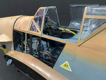 Pre-Order BF-109G-6 1/6 Scale Museum Display Cockpit Scene Hartmann / Galland Tribute Edition