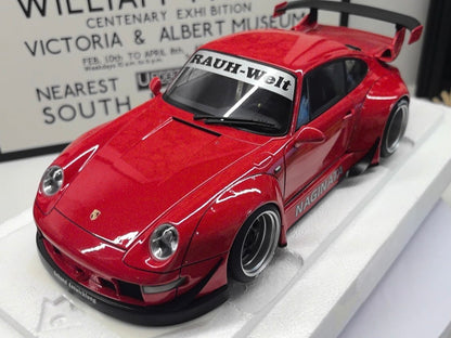 AUTOart 1/18 Porsche RWB 993 NAGINATA Red Composite Model Limited Edition