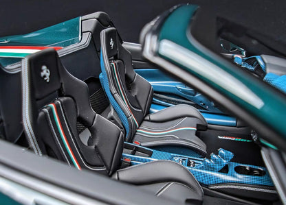 Davis & Giovanni 1/18 Novitec Ferrari 488 Pista Spider with Italian Livery