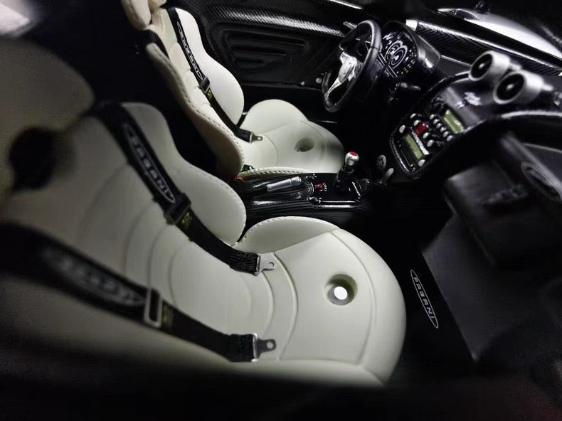 Peako 1/18 Pagani Zonda 760 Resin Model – Alpine Silver