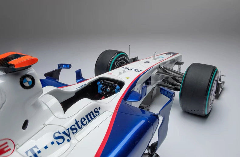 Amalgam 1/8 BMW Sauber F1.09 Formula 1 Resin Model – Robert Kubica – 2009 Abu Dhabi Grand Prix