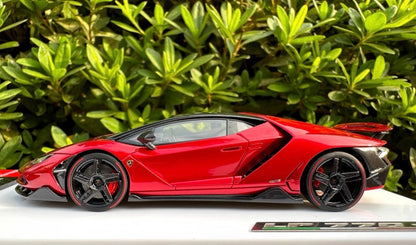 Make Up Lamborghini Centenario LP770-4 Metallic Red 1/18 Resin Model