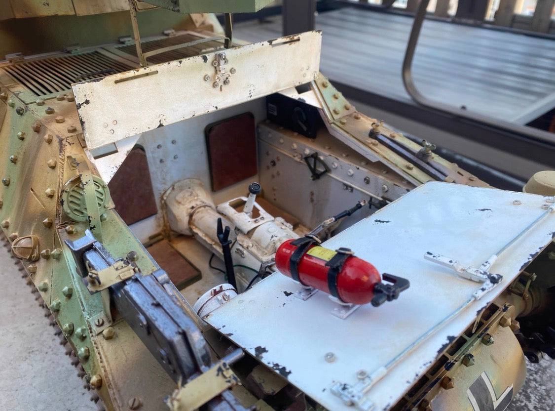 1/6 Scale Sd.Kfz.135/2 105mm Self-Propelled Gun Full Interior Custom Model