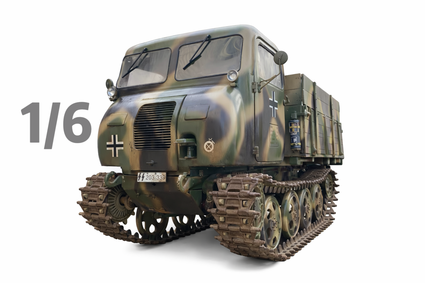 1/6 WWII German RSO Raupenschlepper Ost Tracked Vehicle Model