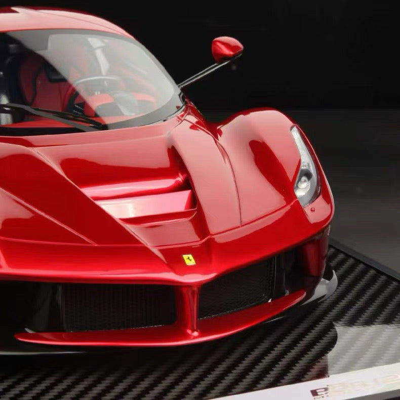 BBR 1/12 Ferrari LaFerrari Volcano Red Resin Model