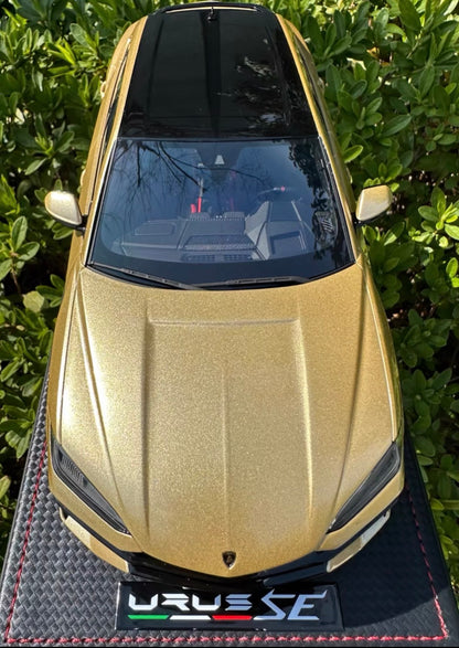MR Collection Lamborghini Urus SE Gold Metallic 1/18 Resin Model