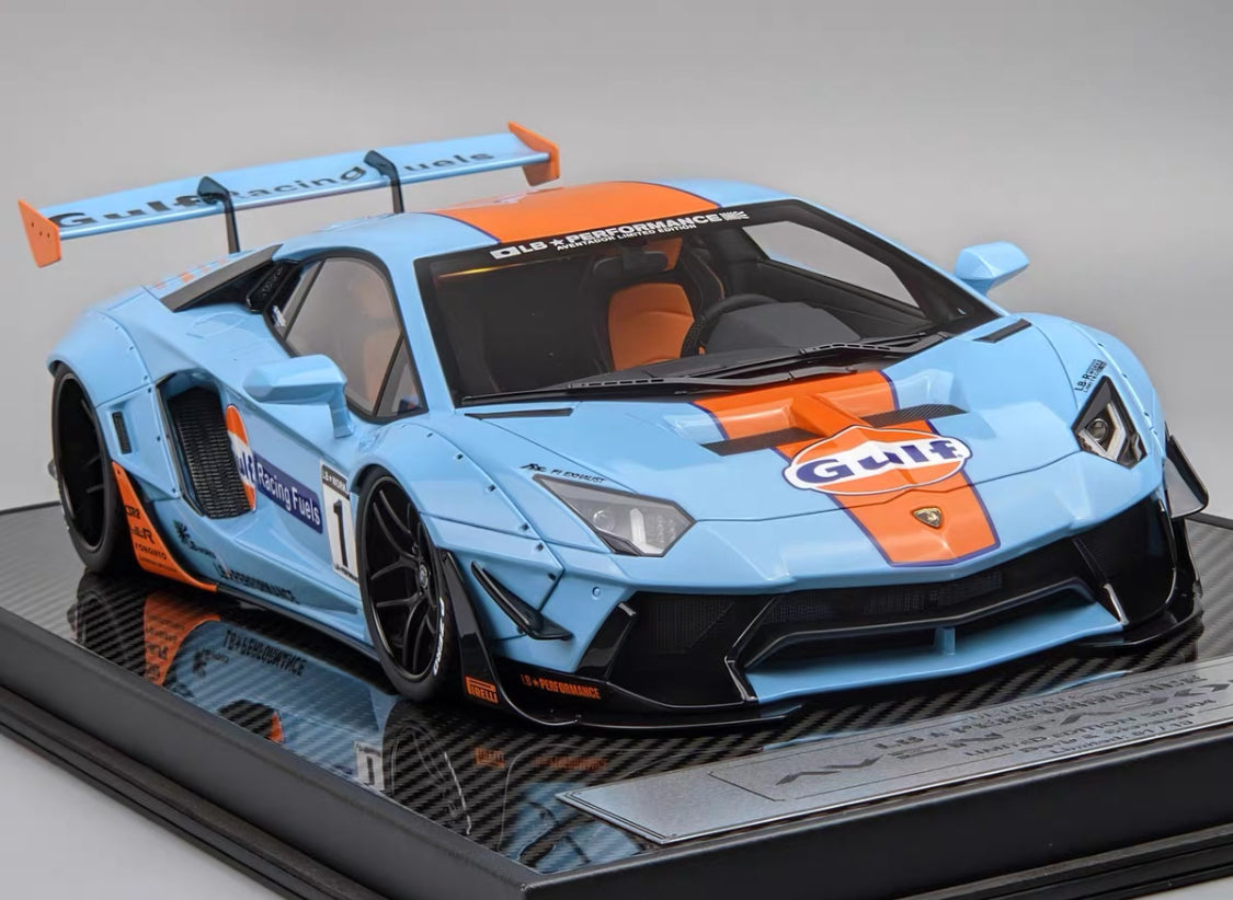 DG 1/12 Aventador 2.0 Gulf Livery Resin Model – Limited Edition