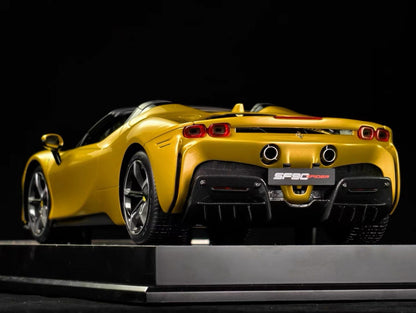 Amalgam 1:12 Ferrari SF90 Spider Resin Model – Open Top Supercar Collectible