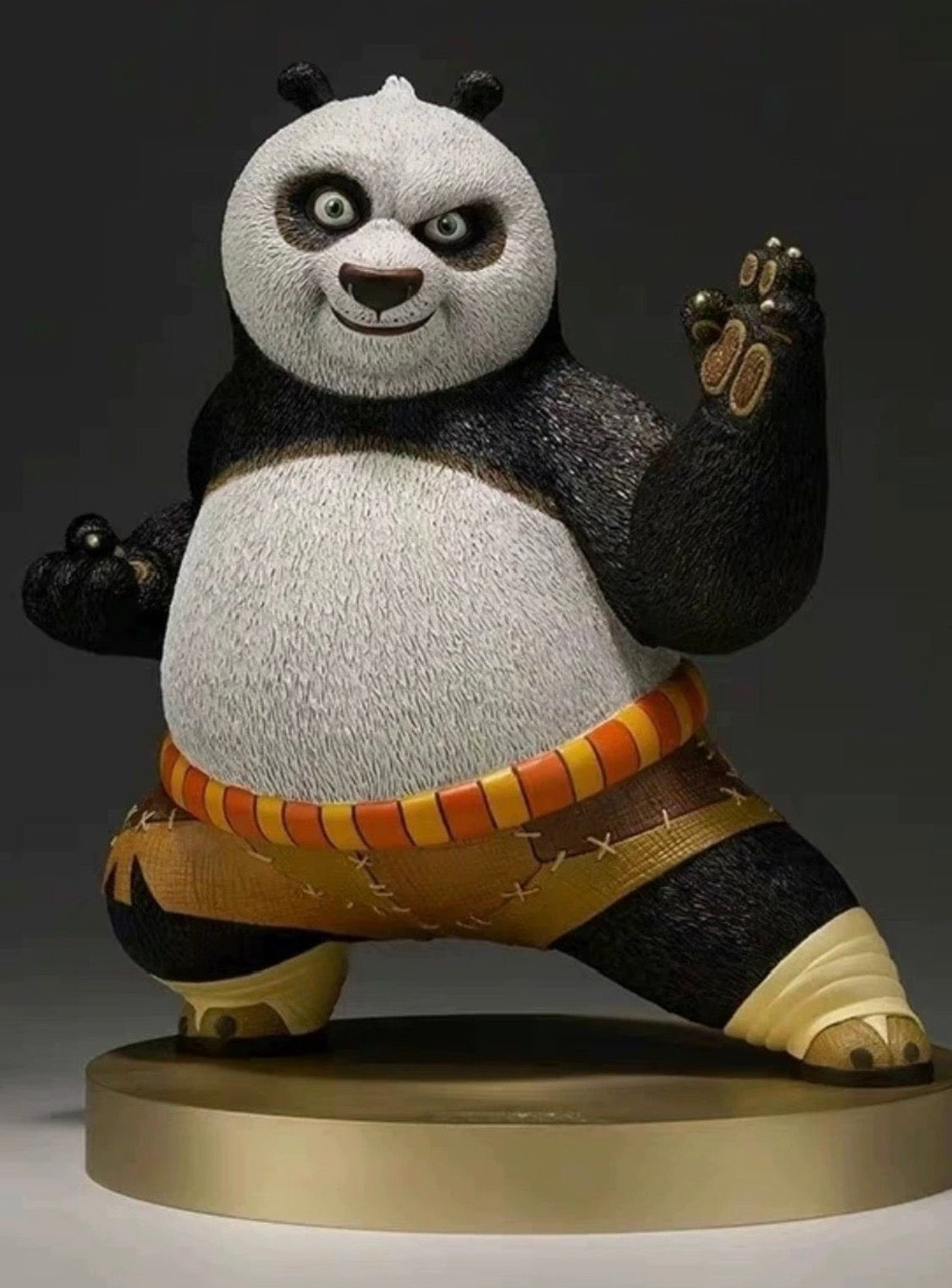 Tongshifu Kung Fu Panda Po Brass Statue Limited Edition No.593