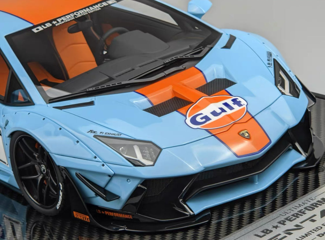 DG 1/12 Aventador 2.0 Gulf Livery Resin Model – Limited Edition