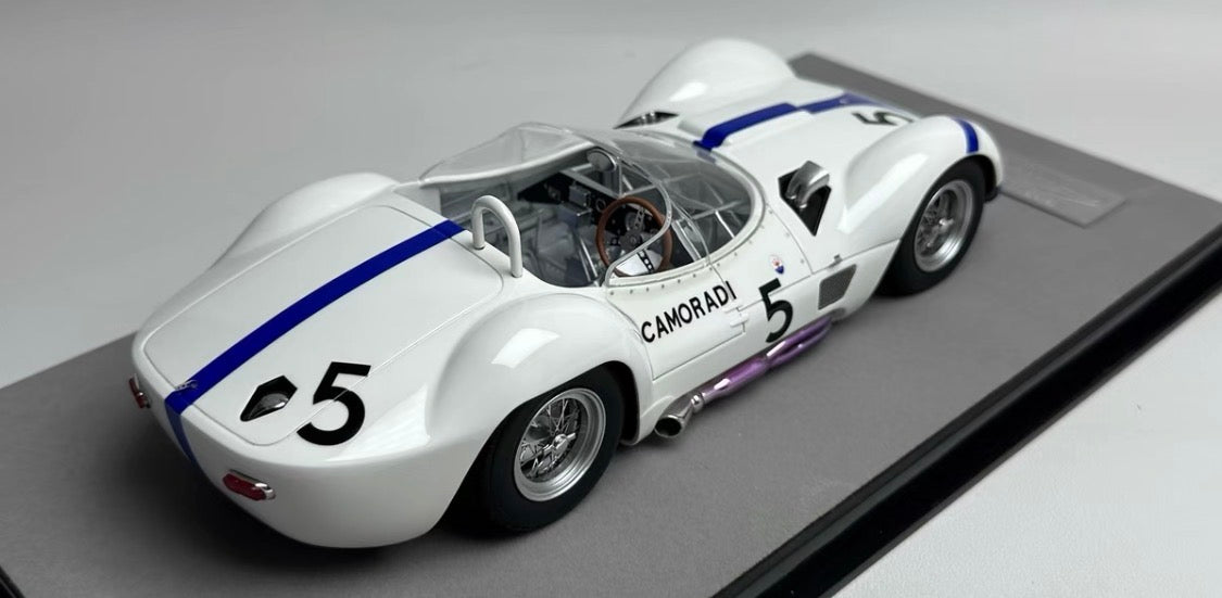 Tecnomodel 1/18 Maserati Tipo 61 Birdcage No.5 Camoradi Racing