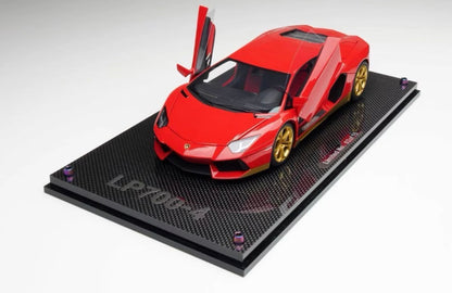 MCM Model 1/18 Lamborghini Aventador Miura Homage Full Opening Resin Model