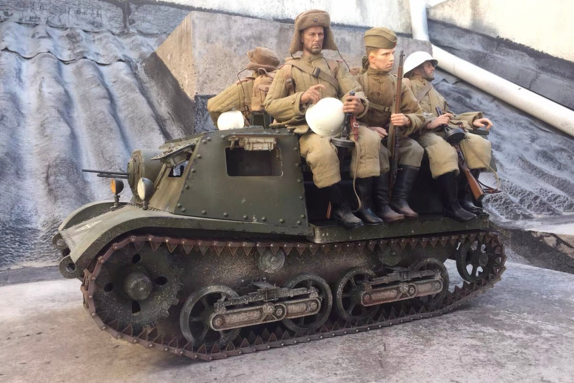 1/6 Scale WWII Soviet T20 Armored Tractor Custom Display Model