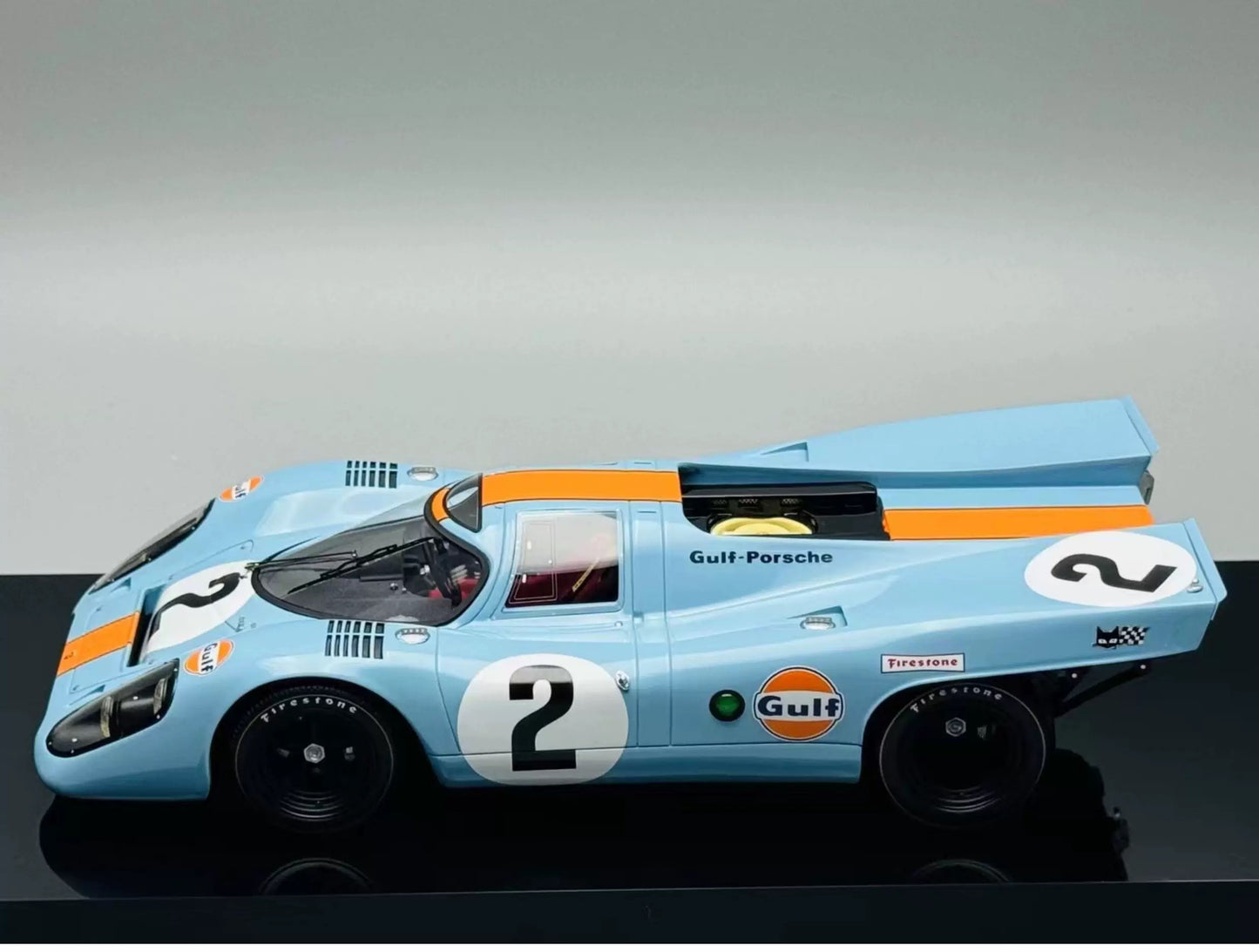 Amalgam 1/18 Porsche 917K Daytona Gulf Livery Resin Model
