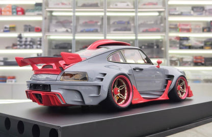 Dreamwalkers 1/18 Porsche 911 RWB Style Widebody Resin Model Grey