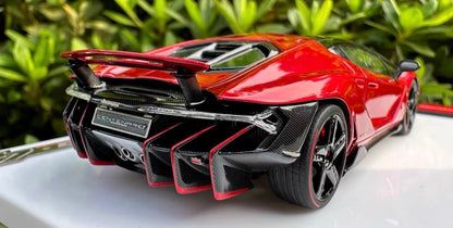 Make Up Lamborghini Centenario LP770-4 Metallic Red 1/18 Resin Model