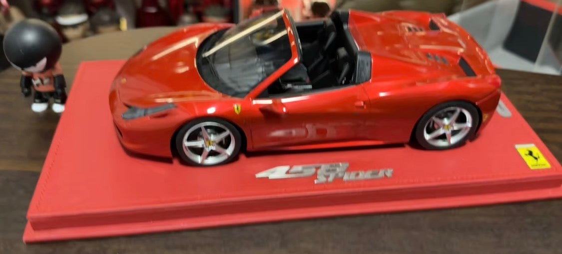BBR 1/18 Ferrari 458 Spider Enzo Red Limited 20 Resin Model 12/20