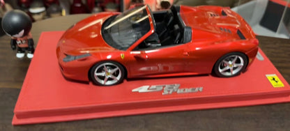 BBR 1/18 Ferrari 458 Spider Enzo Red Limited 20 Resin Model 12/20