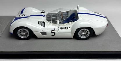 Tecnomodel 1/18 Maserati Tipo 61 Birdcage No.5 Camoradi Racing