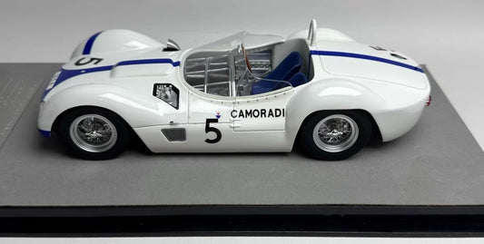 Tecnomodel 1/18 Maserati Tipo 61 Birdcage No.5 Camoradi Racing