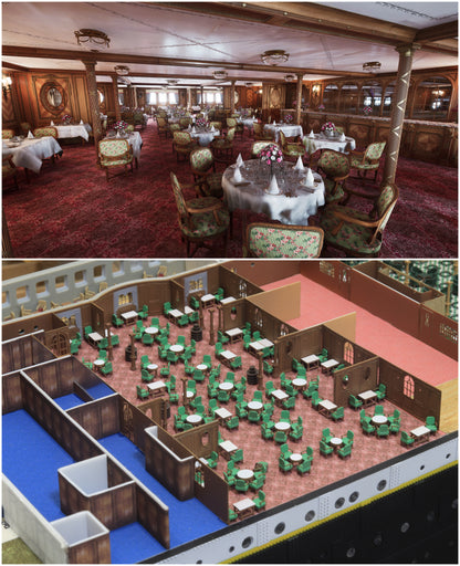 1/200 RMS Titanic Finished Model with Interior Structure – Museum-Grade Edition