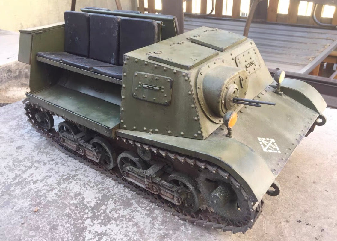 1/6 Scale WWII Soviet T20 Armored Tractor Custom Display Model