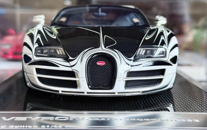 Dino Model 1/18 Bugatti Veyron Supercar Resin Model – Night Glow Blue Limited Edition