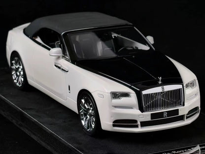 HH 1/18 Rolls-Royce Dawn White & Black Two-Tone Resin Model