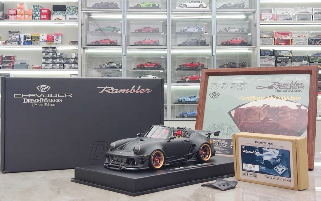 Dreamwalkers 1/18 Porsche Chevalier D995 Black Resin Model