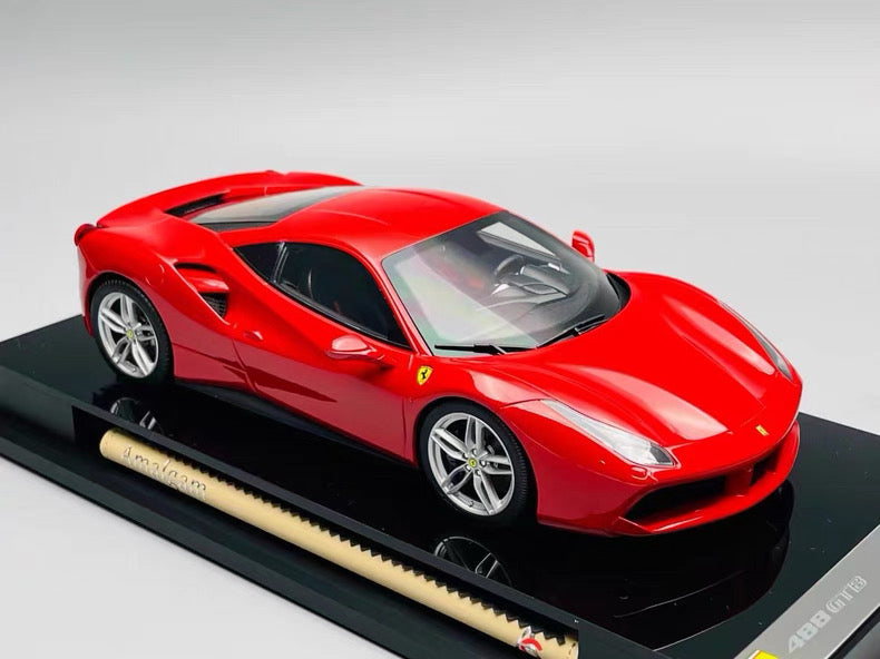 Amalgam 1/18 Ferrari 488 GTB Resin Model