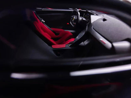 BBR 1/18 Ferrari F80 Resin Model Red Carbon Base Edition