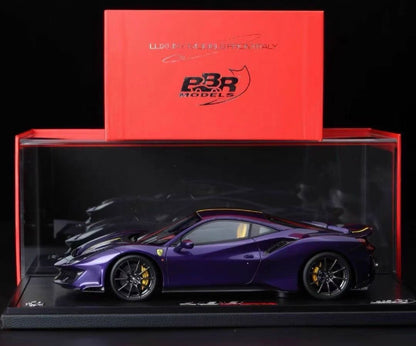 BBR 1/18 Ferrari 488 Pista Viola Hong Kong Special Edition Limited 16/25