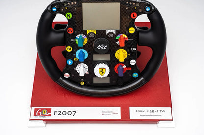 Amalgam 1:1 Ferrari F2007 Formula 1 Steering Wheel Resin Replica